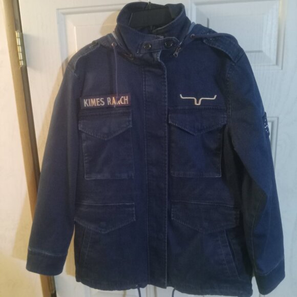 Kimes Ranch Jackets & Blazers - Kimes Ranch Women's DNM-51 Hooded Denim Jacket M